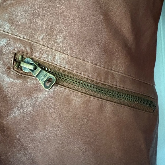 Guess Faux Leather Moto Jacket - Picture 5 of 8